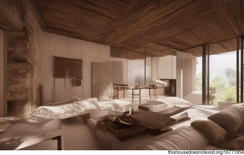 Bali-Inspired Interior Design with Exposed Wood and Stone ...