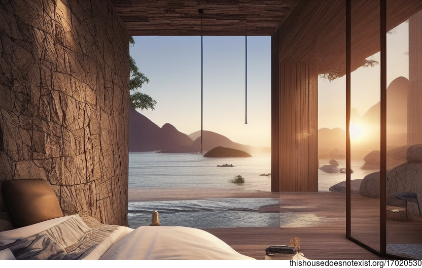 Rio De Janeiro Home With Exposed Wood And Stone Interior Design At ...