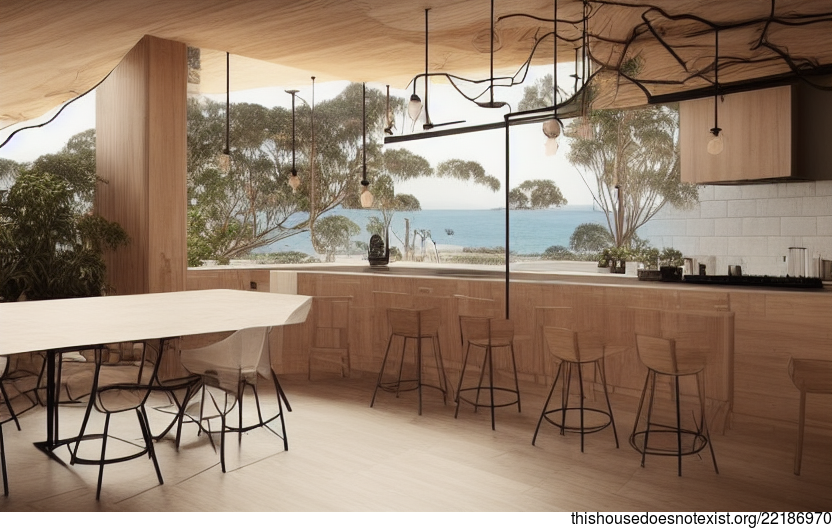 A Modern Architecture Interior Design with an Eco-Friendly Kitchen and ...