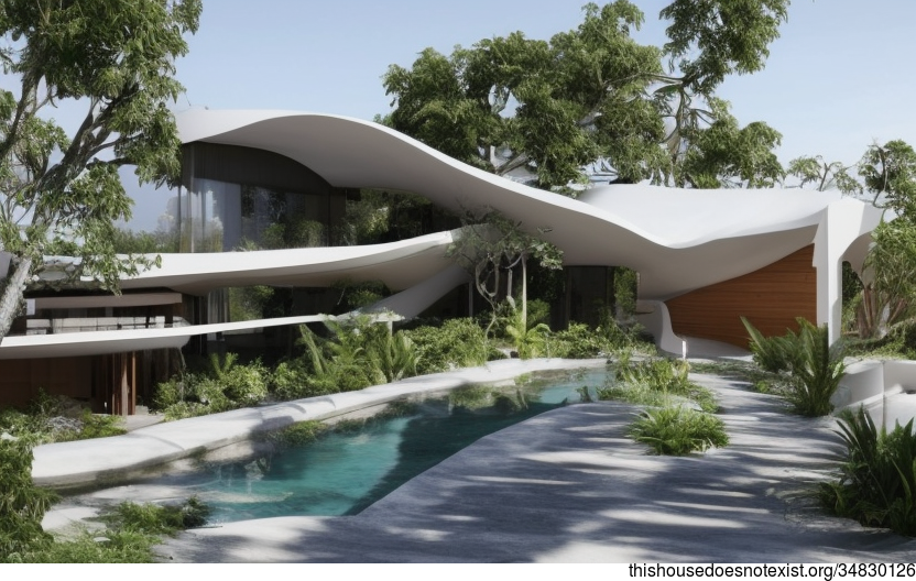 A Modern Manila Home with an Infinity Pool and a View of the ...