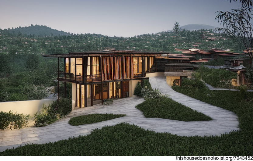 A Curved, Exposed Wood and Bamboo Home in Rwanda - Architecture Ideas ...